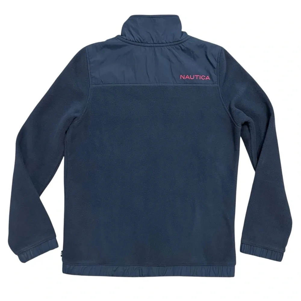 Nautica Girls XL (16) Navy Blue Polar Fleece Jacket